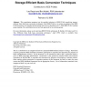 Storage-Efficient Finite Field Basis Conversion
