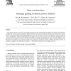 Strategic Gaming in Electric Power Markets