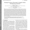 Strategic Inventory Placement in Supply Chains: Nonstationary Demand
