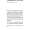 Studies on Editing Patterns in Large-scale Wikis