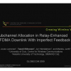 Subchannel Allocation in Relay-Enhanced OFDMA Downlink with Imperfect Feedback