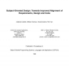 Subject-Oriented Design: Towards Improved Alignment of Requirements, Design, and Code