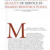 Supporting application quality of service in shared resource pools