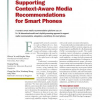 Supporting Context-Aware Media Recommendations for Smart Phones