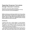 Supporting Groupware Conventions through Contextual Awareness