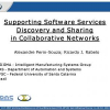 Supporting Software Services Discovery and Sharing in Collaborative Networks