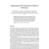 Supporting the Development of Medical Ontologies