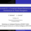 Survival Kit: A Constraint-Based Behavioural Architecture for Robot Navigation