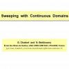 Sweeping with Continuous Domains