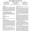 Syllabic level automatic synchronization of music signals and text lyrics