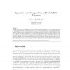 Symmetry and Composition in Probabilistic Theories