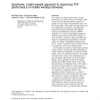 Syndrome: a light-weight approach to improving TCP performance in mobile wireless networks