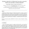 Synthesis approach for bidirectional associative memories based on the perceptron training algorithm