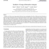 Synthesis of image deformation strategies