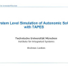 System Level Simulation of Autonomic SoCs with TAPES