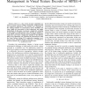 Systematic design flow for dynamic data management in visual texture decoder of MPEG-4