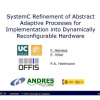 Systemc refinement of abstract adaptive processes for implementation into Dynamically Reconfigurable Hardware