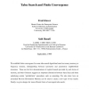Tabu search and finite convergence