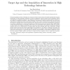 Target Age and the Acquisition of Innovation in High-Technology Industries
