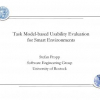 Task Model-Based Usability Evaluation for Smart Environments