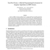 Task Pool Teams: a hybrid programming environment for irregular algorithms on SMP clusters