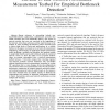 TBI: End-to-End Network Performance Measurement Testbed for Empirical Bottleneck Detection