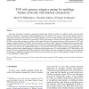 TCP with gateway adaptive pacing for multihop wireless networks with Internet connectivity