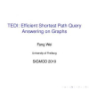 TEDI: efficient shortest path query answering on graphs