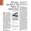 Tell Less, Say More: The Power of Implicitness