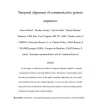 Temporal alignment of communicative gesture sequences