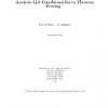 The Applicability of Logic Program Analysis and Transformation to Theorem Proving