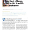 The ASC-Alliance Projects: A Case Study of Large-Scale Parallel Scientific Code Development