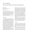 The CADE-20 Automated Theorem Proving Competition