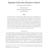 The Capacity Region of the Degraded Finite-State Broadcast Channel