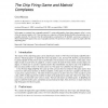 The Chip Firing Game and Matroid Complexes