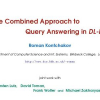 The Combined Approach to Query Answering in DL-Lite