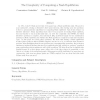 The complexity of computing a Nash equilibrium