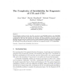 The Complexity of Satisfiability for Fragments of CTL and CTL*