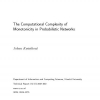 The Computational Complexity of Monotonicity in Probabilistic Networks
