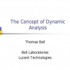 The Concept of Dynamic Analysis