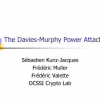 The Davies-Murphy Power Attack