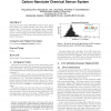 The design of a low power carbon nanotube chemical sensor system