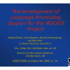 The development of language processing support for the ViSiCAST project