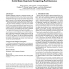 The effect of communication costs in solid-state quantum computing architectures