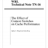 The Effect of Context Switches on Cache Performance