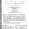 The Effects of the Social Structure of Digital Networks on Viral Marketing Performance