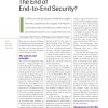 The End of End-to-End Security?