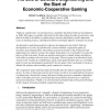 The End of Software Engineering and the Start of Economic-Cooperative Gaming