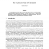 The Expressive Rate of Constraints