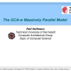 The GCA-w Massively Parallel Model